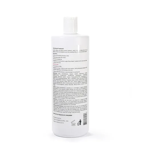 Vista 2 de Chelly Sistema de alisado y alisado de queratina brasileña superior, terapia para alisar el cabello, cabello 100% liso (16.0 fl oz)