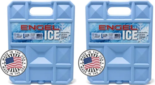 Vista 2 de Engel Paquetes de refrigerador de 32 °F y congelador de 5 °F - Fabricado en los Estados Unidos - Paquetes de hielo para navegación, pesca