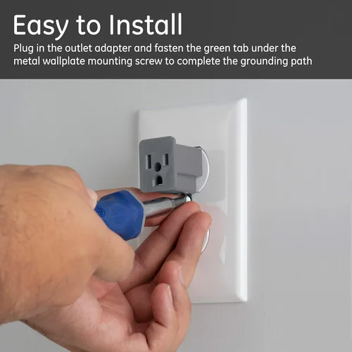 Vista 6 de GE - Adaptador enchufe polarizado