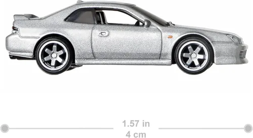 Vista 3 de Hot Wheels Vehículos de leyendas del circuito cultural del automóvil para niños de 3 años en adelante, colección premium de vehículos a escala 1:64