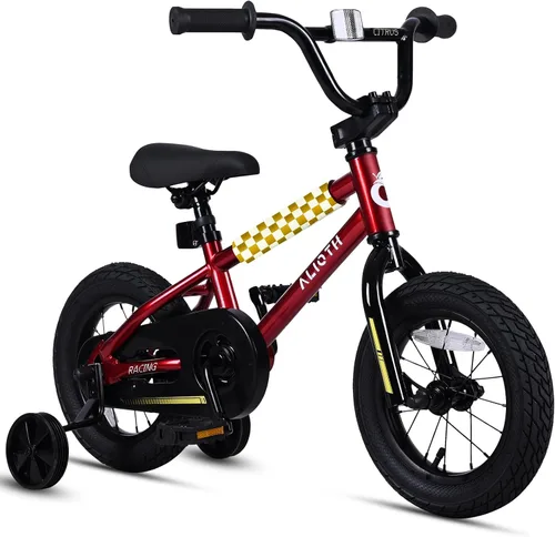 Vista 30 de vollsch BMX Style 12, 14, 16 pulgadas, ruedas de entrenamiento para niños, bicicleta de 20 pulgadas con soporte para niños y niñas de 2 a 14 años