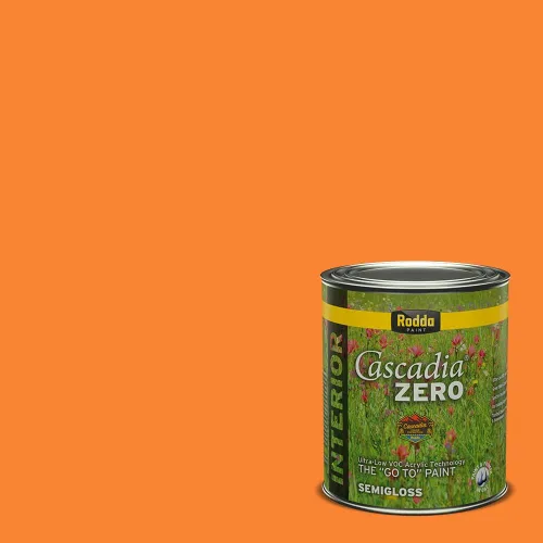 Vista 233 de Rodda Paint CASCADIA ZERO - Pintura plana e imprimación para interiores en uno, cuarto de galón, crema de ballet