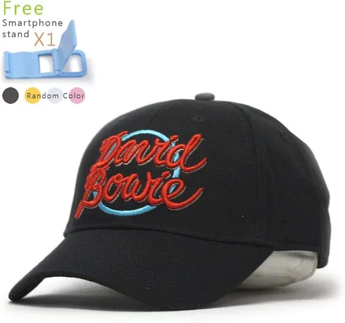 Vista 6 de David Bowie Flash 1978 World Tour Gorra de béisbol oficial ajustable, Gira mundial de 1978