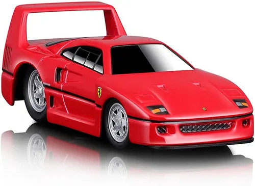 Vista 5 de Muscle Machines 15558 - Coche modelo fundido a troquel rojo Ferrari F40 1/64
