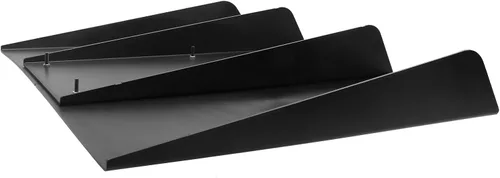Vista 4 de IKON MOTORSPORTS Difusor trasero, compatible con vehículos universales de 22" x 20" pulgadas, plástico ABS sin pintar, spoiler aerodinámico trasero