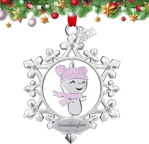 Vista 8 de Adornos de la primera Navidad del bebé 2025, adorno de mi primera Navidad 2025 para niña niño bebé 1ª Navidad adorno para recién nacido recuerdo