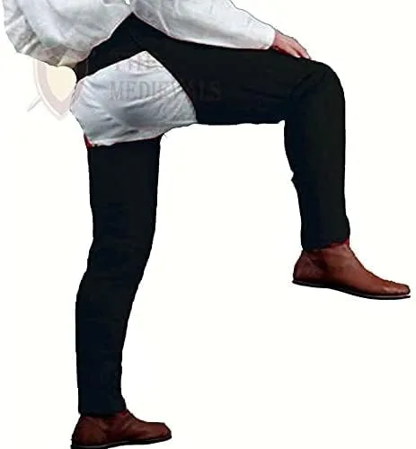 Vista 3 de Medieval Gambeson Legging Thick Padded Chausses Lower Under Gambeson Hauberk SCA Armor Legging for Costume by ITS Medieval