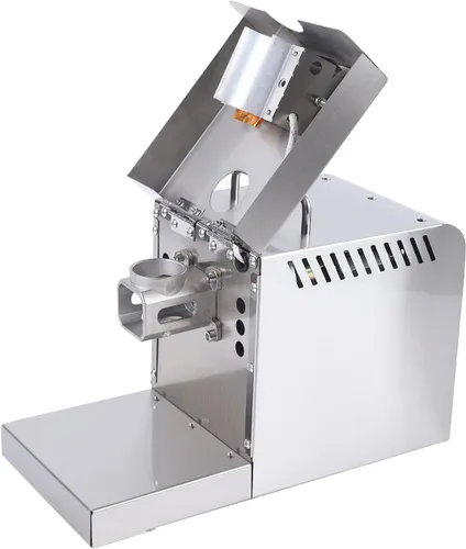 Vista 5 de Máquina de prensa de aceite automática comercial, acero inoxidable automático, extractor de prensa de aceite, aceite orgánico para aguacate, coco
