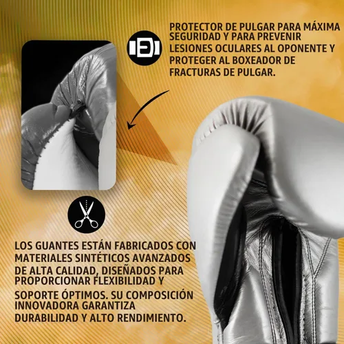 Vista 5 de Cleto Reyes - Guantes de entrenamiento de cuero acolchado extra, color negro