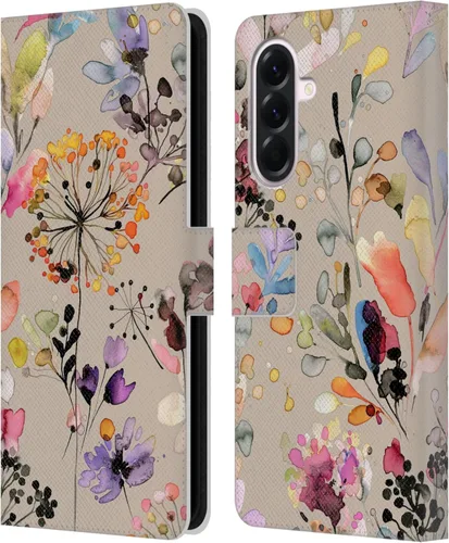 Vista 228 de Head Case Designs Officially Licensed Ninola Beige Wild Grasses Leather Wallet Case Compatible with Samsung Galaxy A07 4G