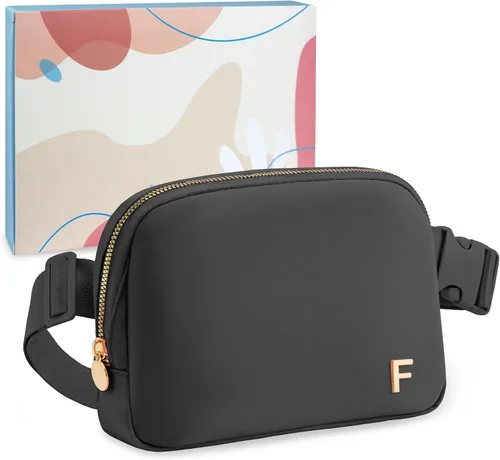 Vista 86 de COSHAYSOO Riñonera personalizada con letra inicial para mujeres, adolescentes, niñas de 13 a 15 años, 14 a 16, 16 a 18, 19 a 25 años, regalos