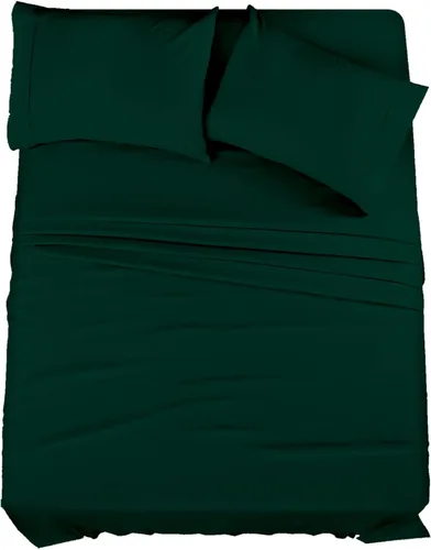 Vista 9 de Juego de cama de 5 piezas, 100% algodón egipcio de 600 hilos, fundas de almohada y sábana bajera con bolsillo extra profundo, ropa de cama suave