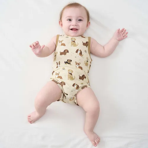 Vista 209 de pureborn Mameluco de algodón súper suave para bebés niños y niñas de 0 a 24 meses