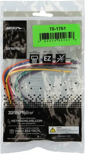 Vista 2 de Metra Arnés de cableado de radio para camionetas Toyota, con 4 bocinas., computadora