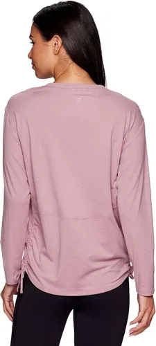 Vista 3 de RBX Active - Camiseta de manga larga para mujer, atlética, de yoga, súper suave