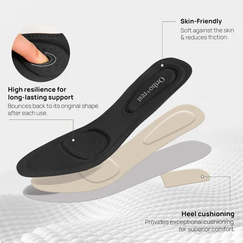 Vista 4 de Ortho+rest Zapatos de vestir para juanetes para mujer, zapatos ortopédicos de tacón bajo, mocasines ortopédicos sin cordones
