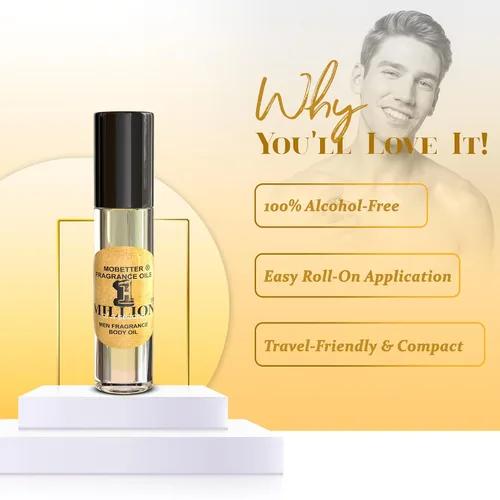Vista 3 de Aceites de fragancia MOBETTER 1 Millonésima de segundo Aceite corporal para hombres