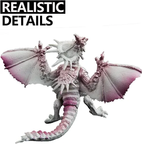 Vista 5 de Juego de juguetes de dragón con detalles realistas de 4 pulgadas con caja de regalo, 12 piezas de mini figuras de dragón en y estilos, juguete