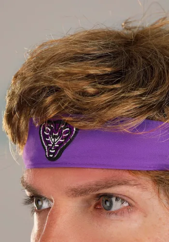 Vista 3 de Kit de Disfraz Peluca y Bigote White Goodman de Dodgeball Multicolor