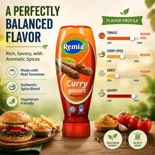 Vista 2 de Remia Curry Gewurtz en tubo/Remia Curry Ketchup