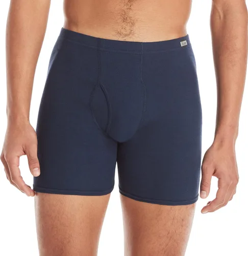 Vista 3 de Hanes Paquete de calzoncillos tipo bóxer para hombre, de algodón ComfortSoft para hombre, absorbe la humedad, transpirable, paquete múltiple