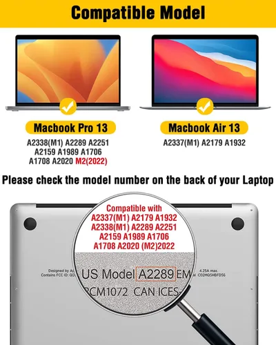 Vista 7 de F FORITO Protector de pantalla magnético de privacidad compatible con MacBook Pro de 13 pulgadas (2016, 2017, 2018, 2019, 2020, 2021, 2022, M1, M2)