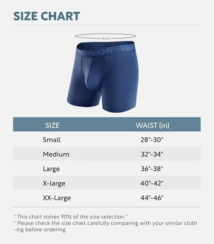 Vista 6 de DAVID ARCHY Mens Underwear Bamboo Rayon Boxer Briefs Breathable and Soft with Fly Underwear for Men 3 or 4 Pack