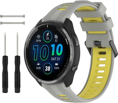 Vista 8 de Replacement Band for Garmin Forerunner 945/935 Watch, Soft Silicone Strap for Garmin Forerunner 935 Running GPS Unit, Band for Garmin 945 Watch