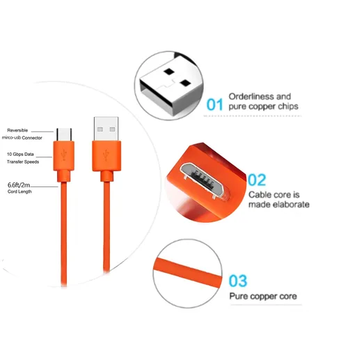 Vista 2 de Cable de Cargador de Carga Rápida de Repuesto Cable de Alimentación Alambre Compatible con Timbre de Video Habilitado para Ring (Lanzamiento 2020)
