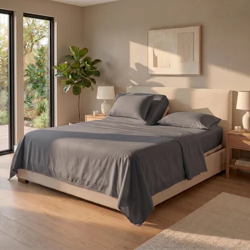 Vista 83 de Ropa de cama tamaño Twin - Juego de 3 piezas - Bolsillos profundos - Sábanas refrescantes - Suaves y cómodas para uso en todas las estaciones Aqua