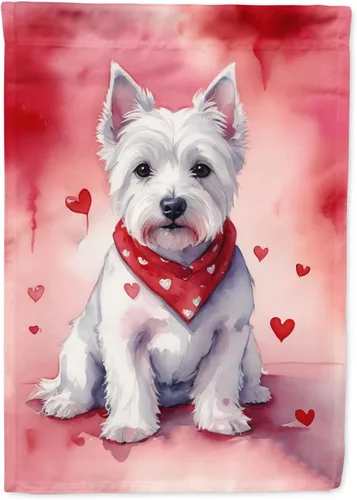 Vista 35 de Caroline's Treasures DAC5252GF Affenpinscher - Bandera de jardín con texto en inglés "My Valentine", bandera decorativa para patio exterior, patio