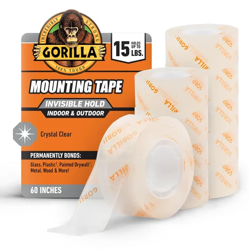 Vista 16 de Cinta de montaje transparente Gorilla Tough, Transparente, 6065001-4