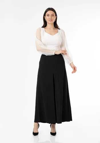 Vista 6 de G-Line Palazzo Pants for Women - Long, High Waist, Wide Leg Pants Formal Trousers, Casual, Dressy Elephant Pants - Regular