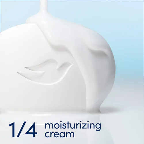 Vista 5 de Dove Barra de belleza, piel sensible, paquete de 4 con crema hidratante para una piel suave y lisa, 3.17 oz Ea