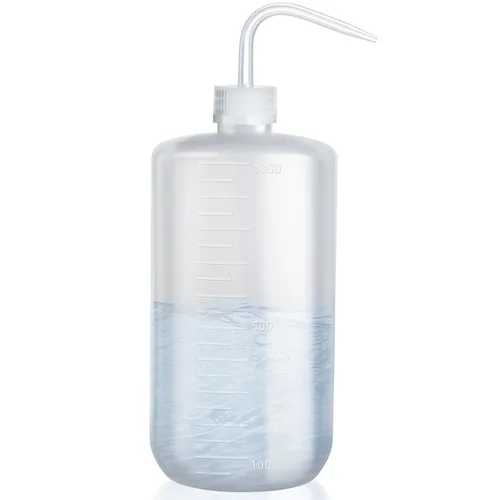 Vista 16 de Valchoose - Botella exprimible de 8.5 fl oz, botella de lavado premium LDPE, azul, 1 paquete Medical Lab Wash Container, No Leaking, Angled Spout