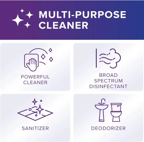 Vista 6 de Oxivir Diversey 1 toallitas desinfectantes, limpiador de peróxido de hidrógeno AHP, limpiador multisuperficie para uso doméstico y comercial