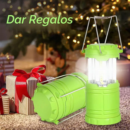 Vista 7 de Paquete de 1 linterna LED verde para acampar