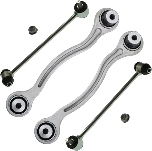 Vista 97 de Detroit Axle - 4 piezas de brazos de control traseros para Ford C-Max, Focus, Mazda 3 5, Volvo C30, C70, S40, V50, 4 brazos de control superiores e