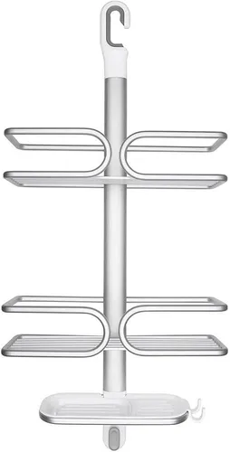 Vista 9 de OXO Good Grips - Carrito de ducha de aluminio de 3 niveles