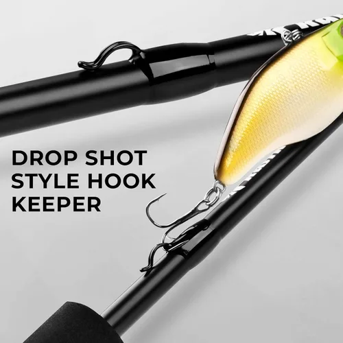 Vista 9 de KastKing Crixus Fishing Rod and Reel Combo, High Performance Spinning & Baitcaster Combo, IM6 Graphite 2Pc Blanks, Zirconium Oxide Rings