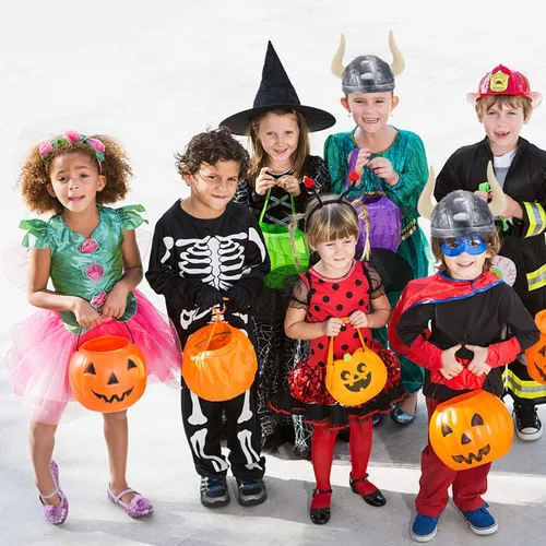 Vista 2 de LUOZZY Sombreros vikingos para niños, sombreros de pirata de Halloween, casco extraño, sombrero de fiesta de Halloween para niños