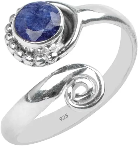 Vista 70 de Anillo de dedo del pie de piedra preciosa de plata de ley 925, joyería para el cuerpo, anillo de dedo del pie de la mano de la mano de la piedra