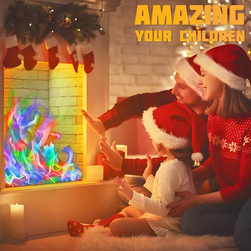 Vista 5 de HGD (Paquete de 28) Paquetes de Cambio de Color de Fuego de Hoguera Mágica para Hoguera - En Realidad 30pk Bono 2 Gratis, Chimenea