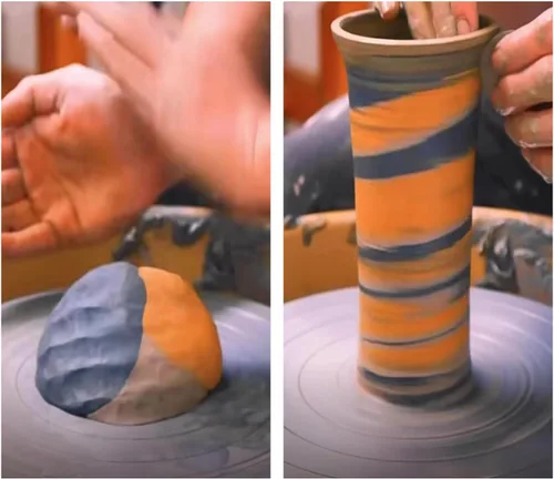 Vista 3 de ReArt Arcilla de secado al aire de 15 libras con 3 colores blanco, gris y terracota 5 libras cada uno, ideal para principiantes y escultores