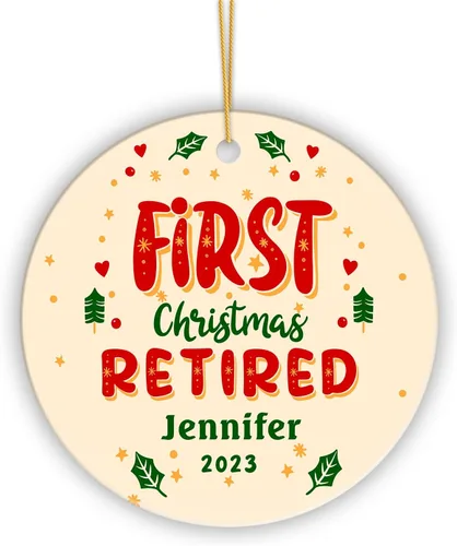 Vista 8 de Adorno personalizado de primera Navidad para bebé con nombre, personaliza la fecha de nacimiento de tu bebé, hora de nacimiento, peso y altura, bebé