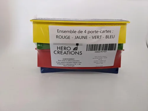 Vista 9 de Juego de 4 bandejas para cartas (azul, rojo, verde, amarillo) para cartas - Juegos de mesa - Gloomhaven - Terraforming Mars - Uno