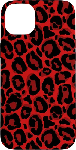 Vista 15 de Red Leopard Phone Case Cheetah Skin Pattern Women Case for iPhone 17