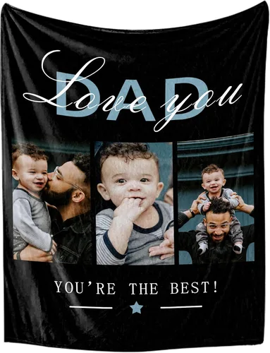 Vista 18 de Manta personalizada con foto, manta personalizada con imagen, regalos personalizados para pareja, mamá, papá, novia, novio, amigo, cumpleaños