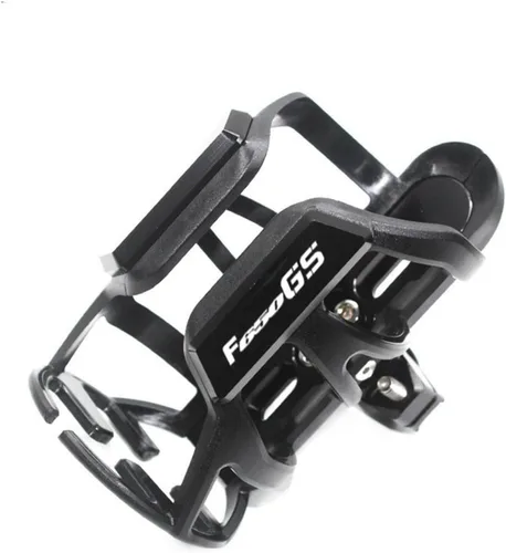 Vista 9 de Para F 650 GS para BMW para F650GS para F650 GS Moto CNC aleación de aluminio bebida botella de agua bebida taza titular (color : azul)