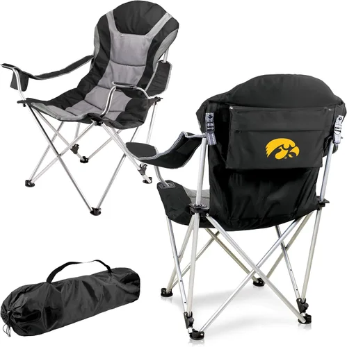 Vista 67 de Picnic TIME NCAA Arkansas Razorbacks Reclining Camp Chair - Beach Chair for Adults - Sports Chair with Carry Bag